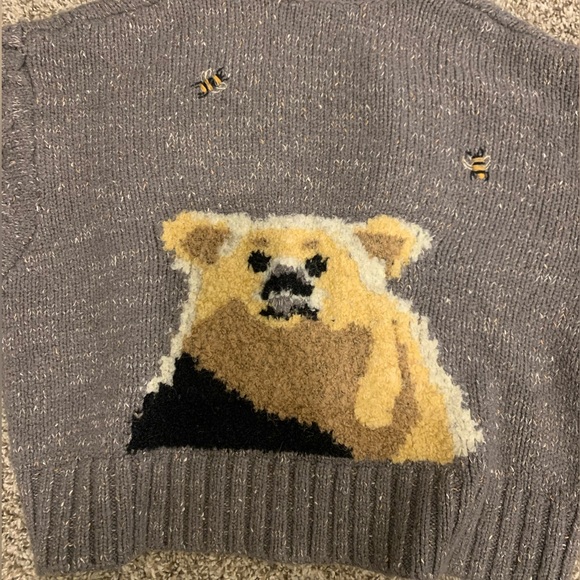 Anthropologie Pilcro Bear Cardigan Sweater 🧸🐝 - Picture 9 of 12